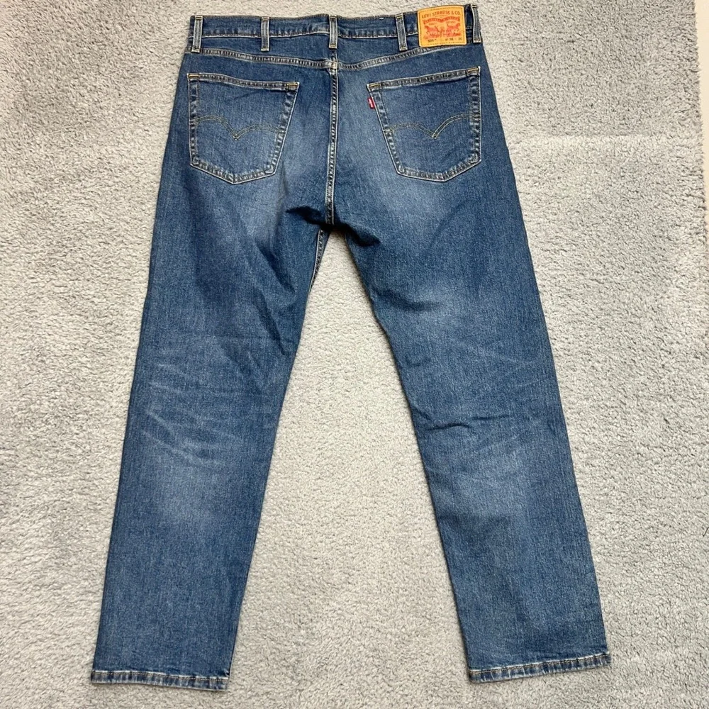 Levi's 505 Jeans Mens 38x30 Regular Fit Blue Excellent Straight Leg Denim Office